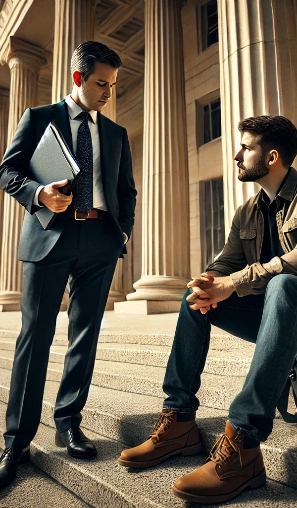 Criminal defense attorney near you reviewing aggravated assault charges involving a deadly weapon with a client in Texas