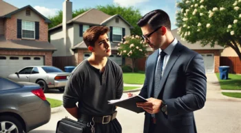 Criminal defense attorney near you discussing reckless assault and accidental injury charges with a client in Texas